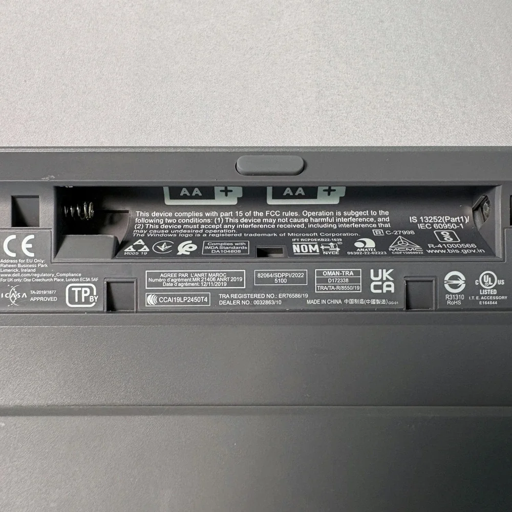 Tested Dell KB7120W Multi-Device Wireless Keyboard Bluetooth Titan Gray KB7120Wc
